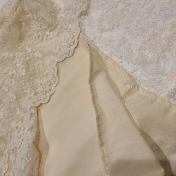 NWT Bluestreak Ivory Lace Dress - Picture 10 of 12